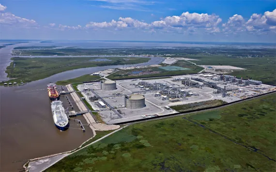 A view of CP1 in the foreground. Cp2 will be built behind and next to it.