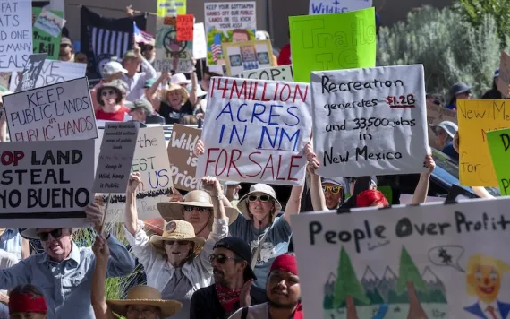 Photo by Eddie Moore/The Albuquerque Journal via AP