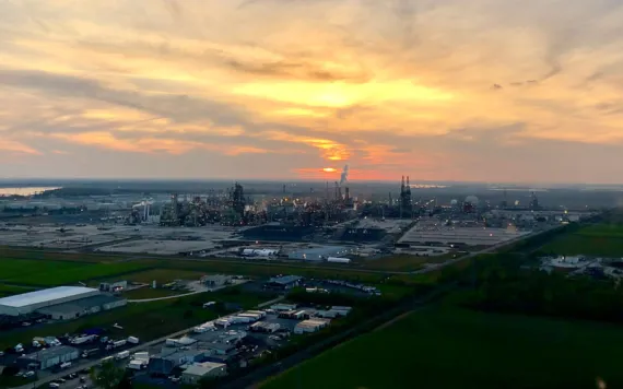The Marathon Petroleum Refinery is seen in Reserve, La., Dec. 2, 2021. A screening tool the federal government is using to decide which neighborhoods have a disproportionate amount of pollution and climate risk could worsen air pollution exposure disparities along racial lines, according to an analysis.