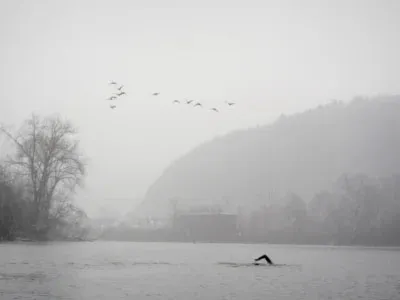 Christopher Swain, long-distance swimmer