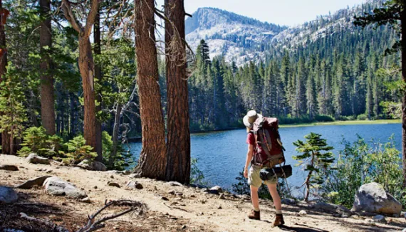 Lake Genevieve, in the Sierra's Desolation Wilderness