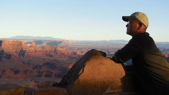 Dan Chu at Canyonlands National Park