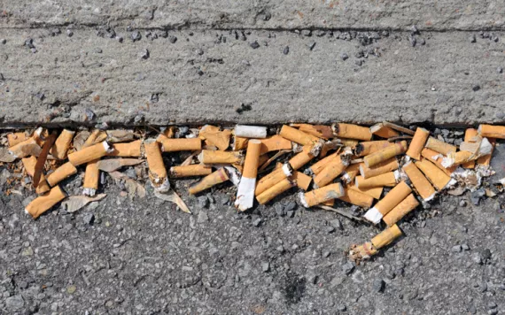Cigarettes -- the most littered object in the world.