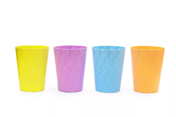 Plastic cups