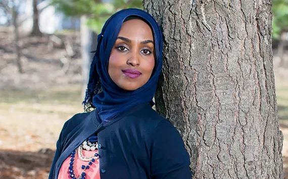 Sierra Club intern and activist Muna Khalif, in Minnesota. 