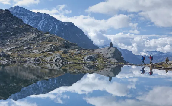 You don't need a humongo backpack in Ticino, Switzerland. A plate of polenta, a beer, and a bunk are waiting for you.