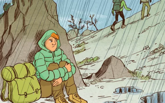 My friends were more worried about reaching the summit than hypothermia