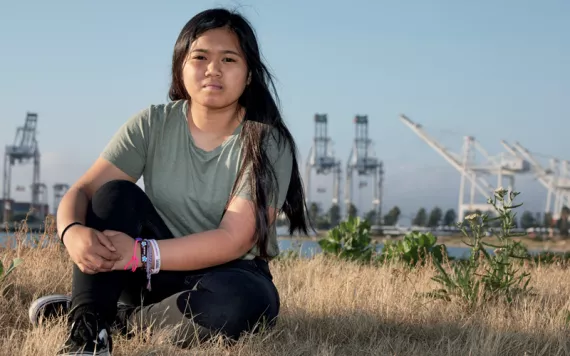 Angelika Soriano and other youth activists have worked to halt a proposed coal terminal.