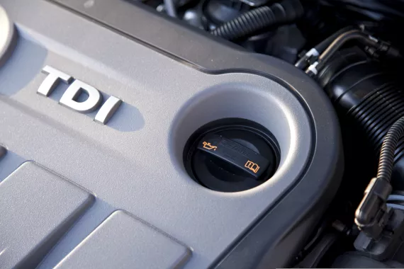 TDI diesel engine in 2011 VW Golf