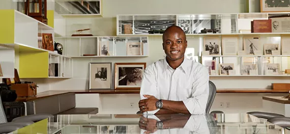 CalTech biophysicist (and MacArthur Foundation "genius grant" winner) John Dabiri applied what he learned studying the fluid dynamics of schooling fish to design an entirely new wind turbine.