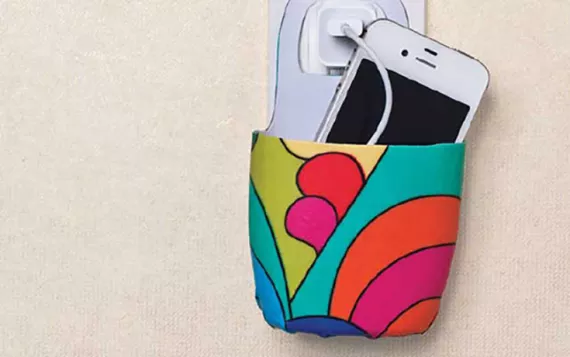 Plastic Bottle Cellphone Holder