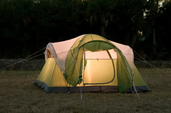 backyard camping