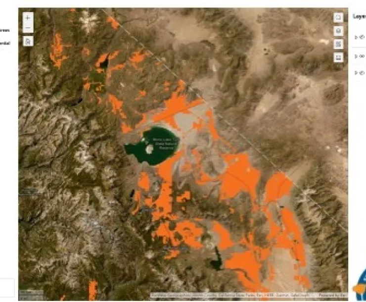 Mono County potential solar sites