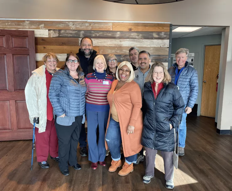 Photo of Ben Jealous and Sierra Club leaders in Milwaukee