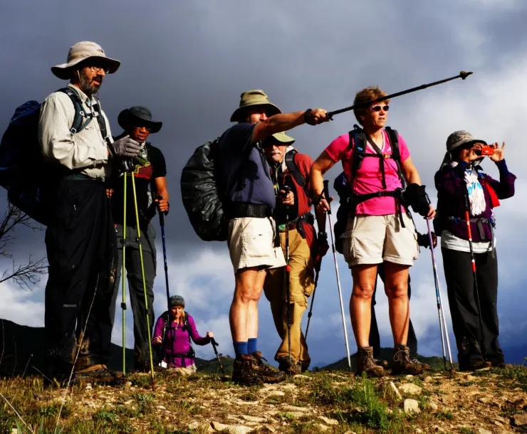 Wilderness Basics Course - Overlooking valley, photo courtesy Arturo Hernandez