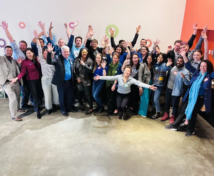Post-Air District vote celebration at the SPUR San Francisco office