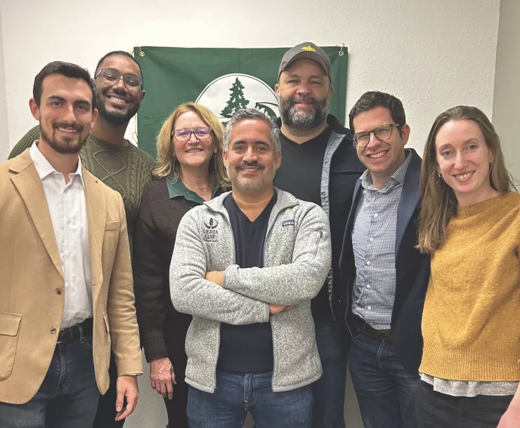Chapter Leaders pose with new national director, Ben Jealous.