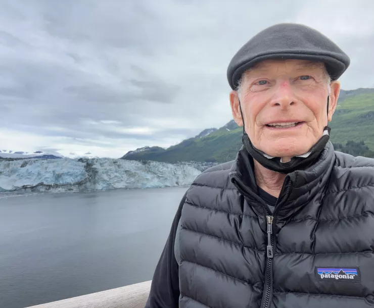 Condor John Hankins at Glacier Bay in Alaska