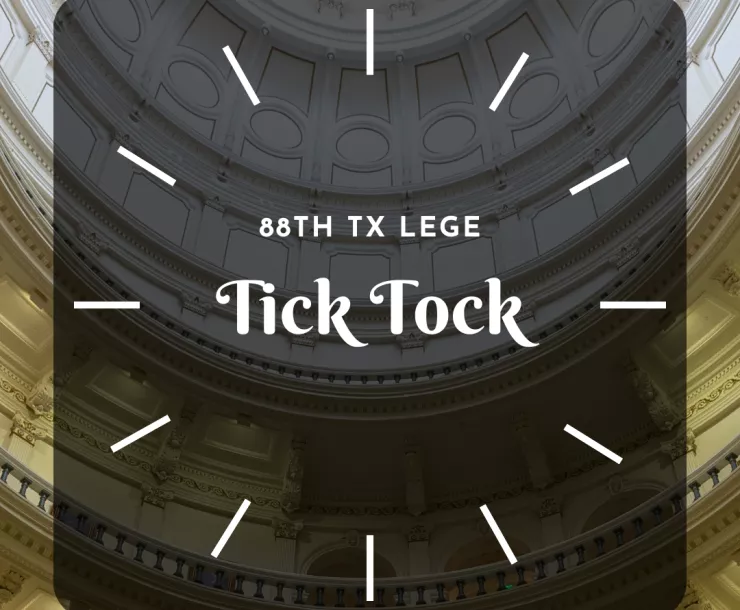 Tick tock. 88th Texas Lege clock