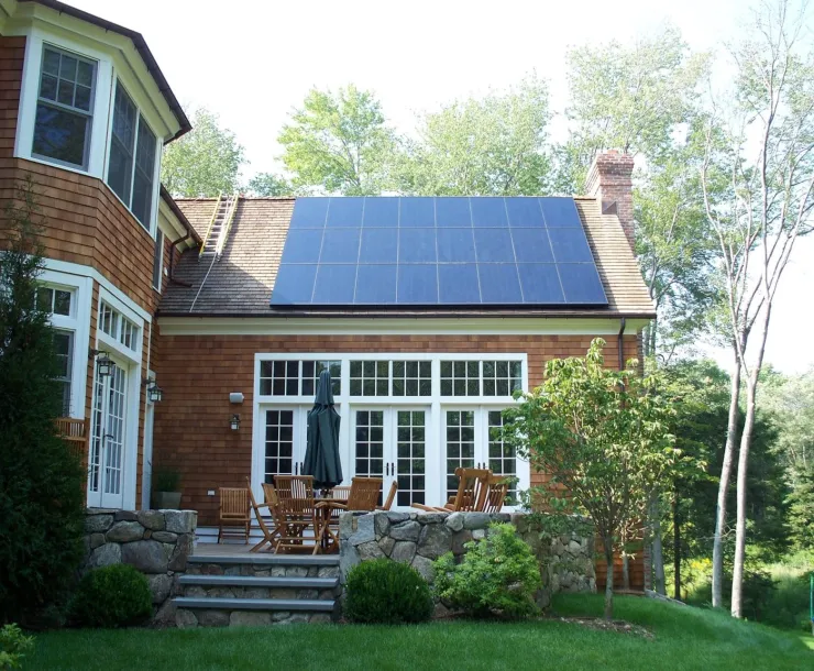Rooftop solar panels