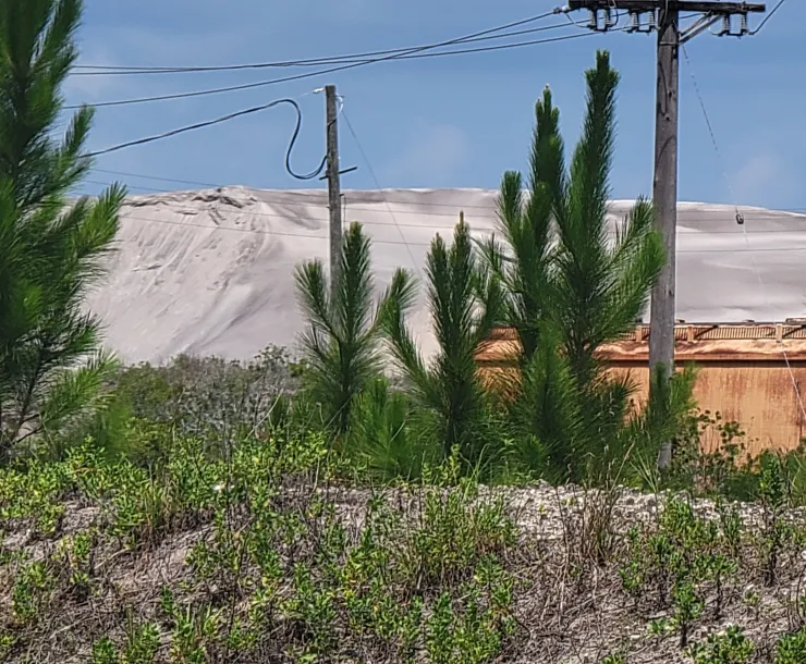 Outside Chemours processing facility, Starke Fl
