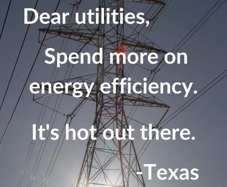 Dear Utilities spend more on energy efficiency