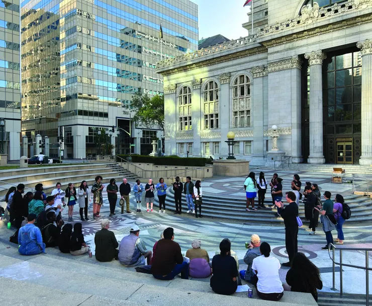 Supporters gather at the No Coal in Oakland May 16th rally.