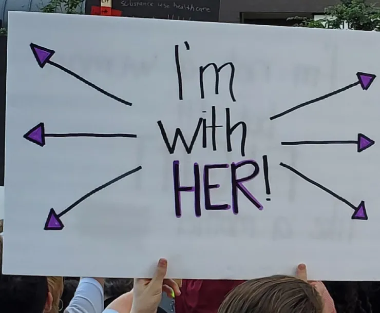I'm with her
