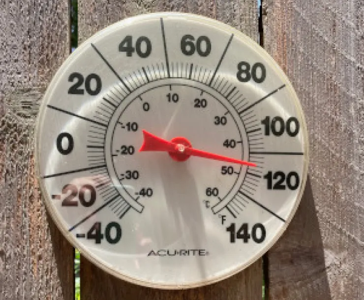Hot temperature