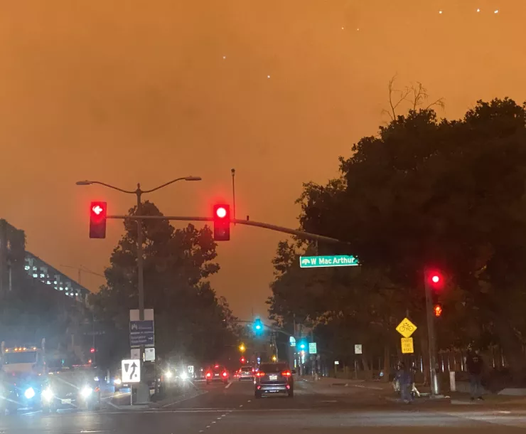wildfire smoke california- Matthew Gough-2020