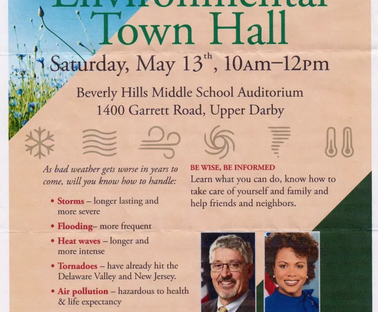 Environmental Town Hall Flyer