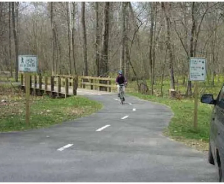 Bike path photo