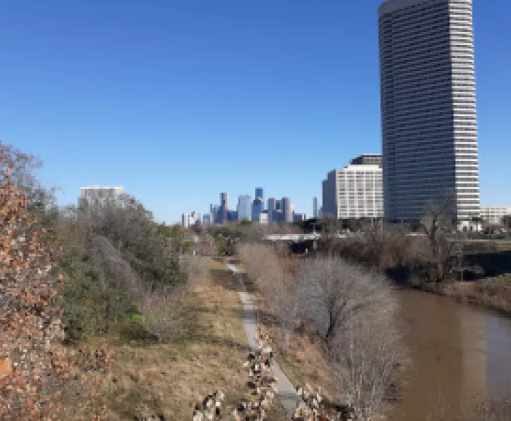 Buffalo Bayou bike trail