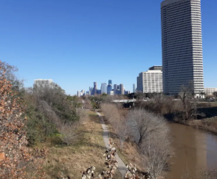 Buffalo Bayou bike trail