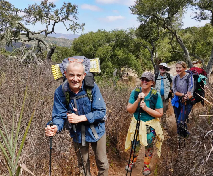 On the way to Gaviota caves, by Robert Bernstein