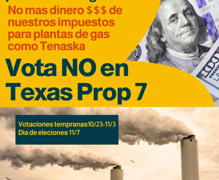 Vota No en Texas Prop 7