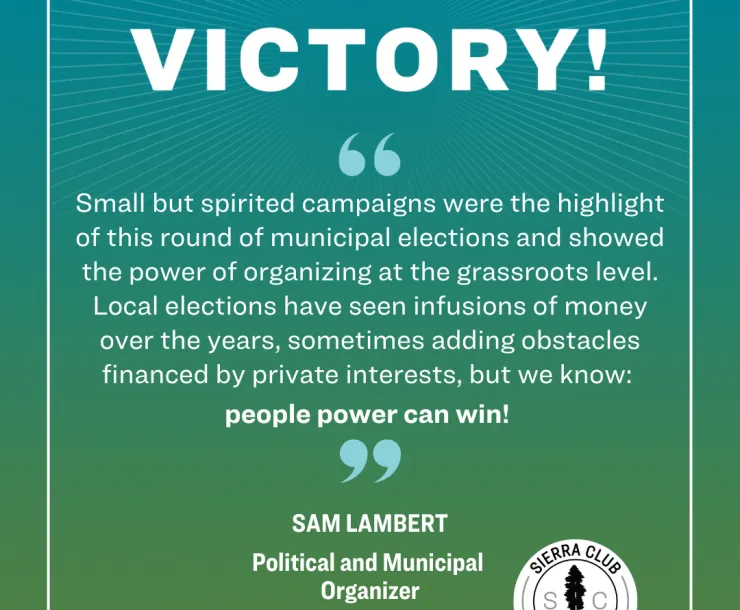 Victory graphic
