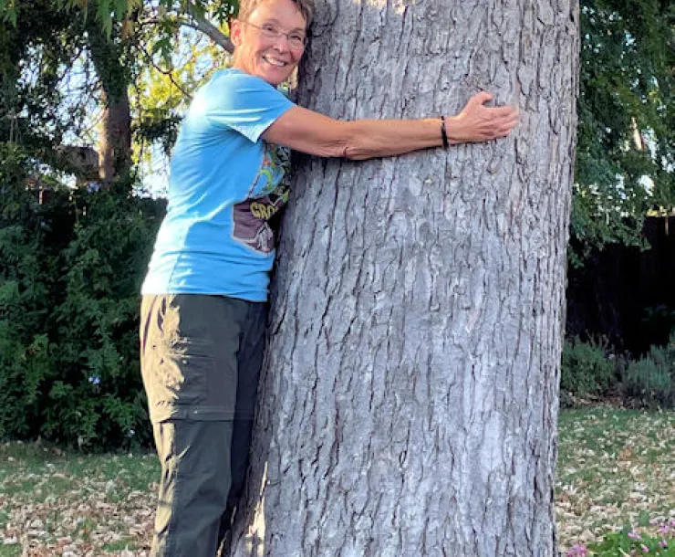 Chris Benz and tree