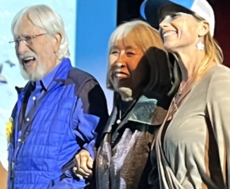 Jean-Michel Cousteau, Hiroko Benko, and Holly Lohius - Photo by John Hankins