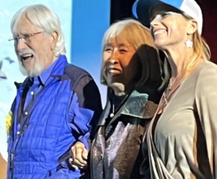 Jean-Michel Cousteau, Hiroko Benko, and Holly Lohius - Photo by John Hankins