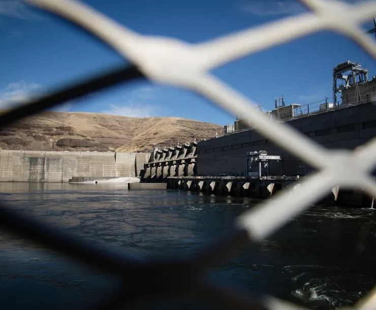 an image of one of the lower snake river dams