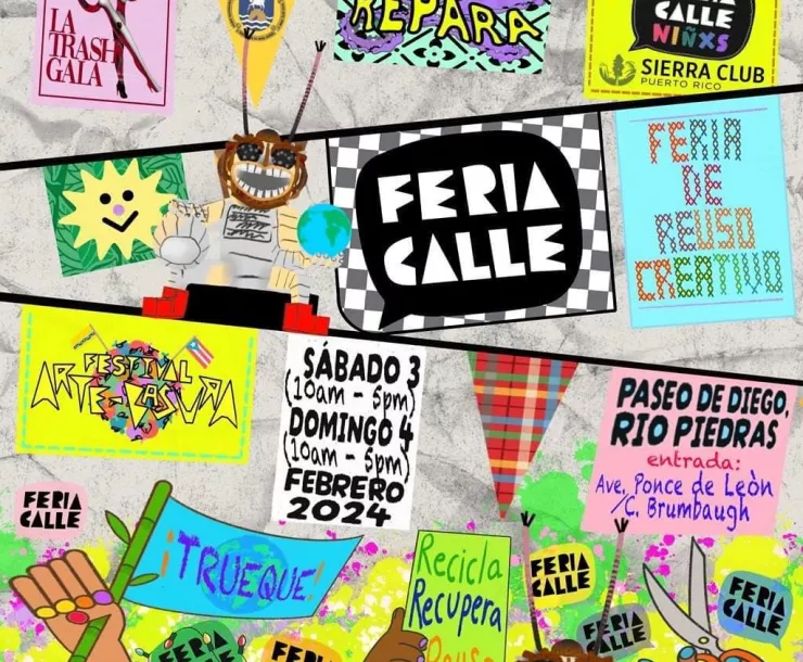 Llega Feria Calle #8 !!!! 💙 Abriendo el marco del Festival ArteBasura en su Segunda Edición! 💜
