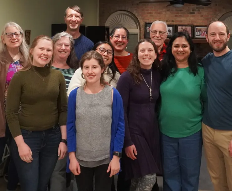 Staff and volunteer leaders with Rosa