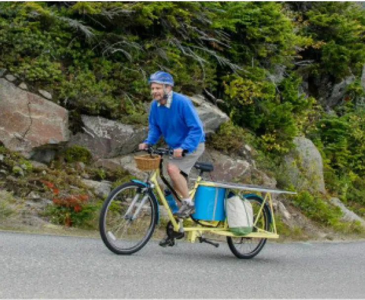 Karl biking