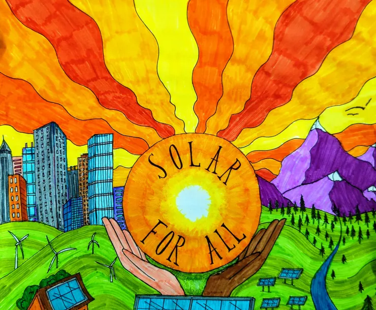 Solar For All illustration
