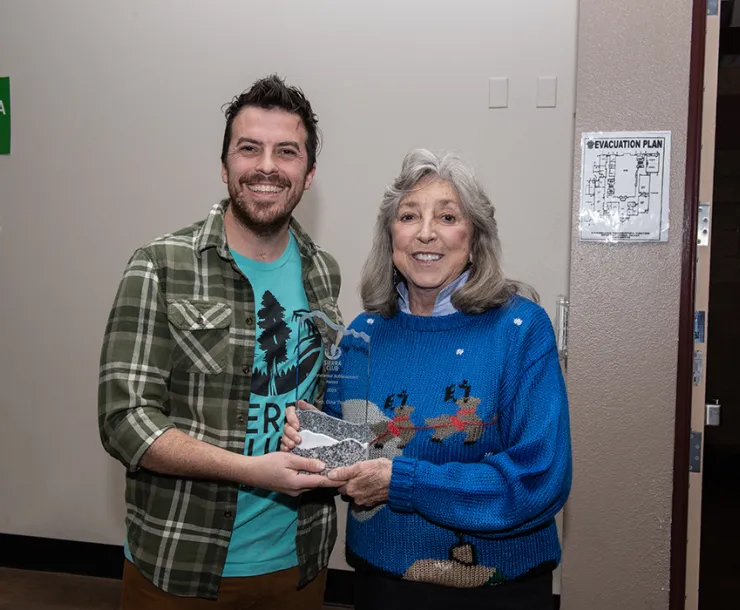 Chapter Director Vinny and Congresswoman Dina Titus