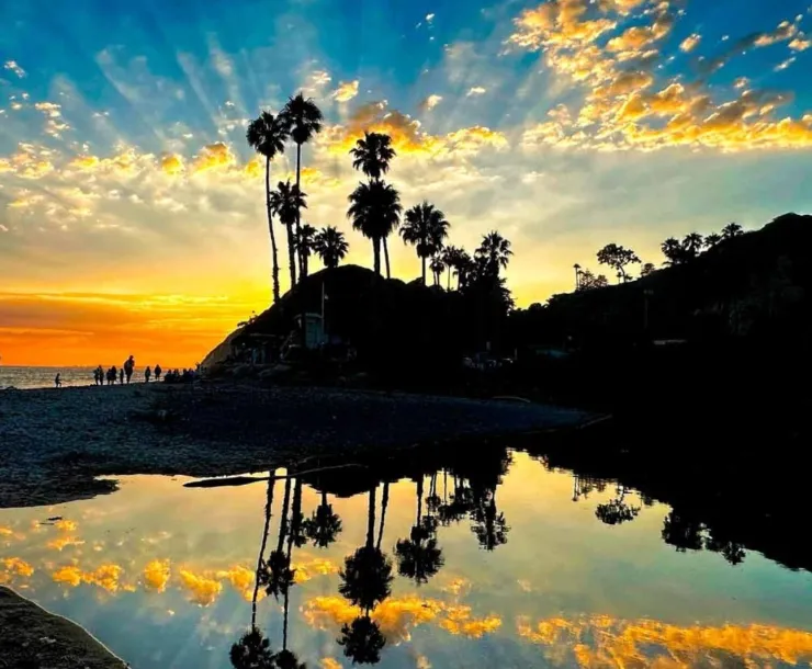 Sunset at Hendry's Beach by Mike Eliason