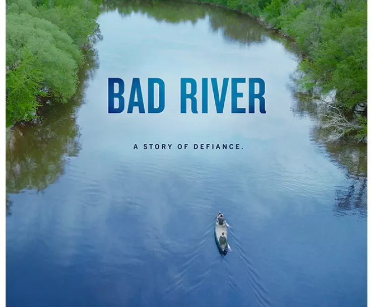 poster for bad river documentary