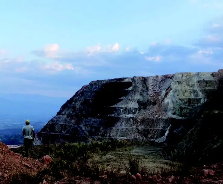 Canadian-based company Aura Minerals’ open-pit gold mine near the Azacualpa community in Honduras. Photo credit: Minnesota Center for Environmental Advocacy