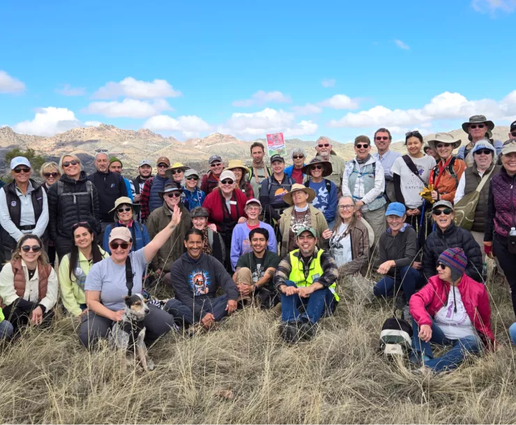 Image of a Sierra Club Nopales group at Santa Ritas Mountains